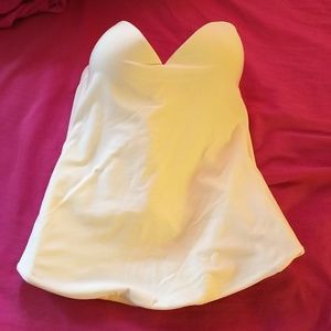 David's Bridal White Corset